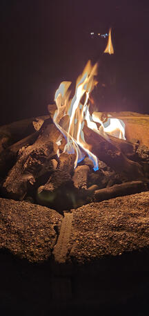 We almost started a fire